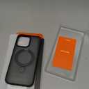 TORRAS Magnetic Ostand for iPhone 14 Pro Max Case [Compatible with Magsafe] with Stand, [Military Grade Drop Protection] Shockproof Translucent Back Slim Protective Phone Case (2022), Black