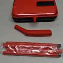 Eyliden Carpet Sweeper, Mini Size Lightweight Hand Push - No Noise, Non-Electric, Easy Manual Sweeping Only for Carpet Cleaning (Red)