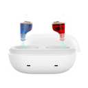True Hearing Aids for Seniors Not Amplifier- Noise Cancelling, Rechargeable & Invisible with Magnetic Charging Box
