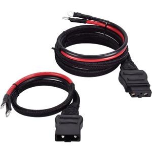 21294 61169 2 Pin Truck and Plow Side Battery Cable Fits for Western Fisher Snow Plow Replace# 8245 8274, Power Cable Wire Harness