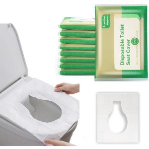 2 x Generic Toilet Seat Covers Paper Flushable, 120pcs Travel Disposable Toilet Seat Covers for Adults Kids Potty Training, 100% Biodegradable Travel Accessories for Public Restrooms, Airplane, Camping