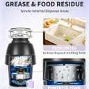 Garbage Disposal Cleaner Deodorizer Tablets - 24 Pack Powerful XL Sink Disposal Cleaner Foaming Tablet, Lavender Foam Garburator Disposer Freshener, Natural Kitchen Drain Cleaning Care, 1 Year Supply