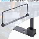 4 Pack Foldable RV Shoe Rack- Aluminum Wall Shoe Organizer for RV & Camper, Ultimate Rv Shoe Storage Solution, Efficient Space-Saving Shoes Holder for Footwears, Essential Travel Trailer Organizer