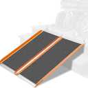 Ruedamann 30.3" Wider Portable Wheelchair Ramp 3FT, Non-Slip Ramps for Wheelchairs for Home, Aluminum Lightweight Handicap Ramp, Wheelchair Ramps for Doorways, Ramps for Home Steps, Stairs, Scooters
