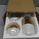 Black & Gold Ceramic Vase Set of 3, Modern Round Circle Electroplated Two-Tone Decorative Vases for Pampas Grass, Dining Table Wedding Centerpiece, Living Room Bedroom Office Bookshelf