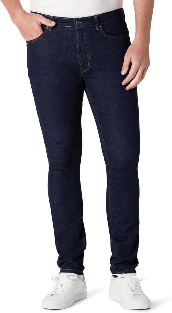 Amazon Essentials Mens Medium Stretch Skinny-Fit Jeans (28W x 30L, Rinse)