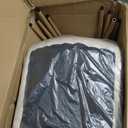 High Back Upholstered Dining Chairs Set of 4, Beige