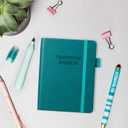 Legend Planner Address Book with Alphabetical Tabs  Mini Telephone Contacts Book for Phone Numbers, Addresses, Passwords, Small (Dark Teal) (Pocket (4.3x5.7))