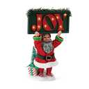 Department 56 Possible Dreams Christmas Traditions Elf Holding Joy Sign Lit Figurine, 9 Inch, Multicolor