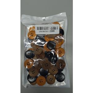 Assorted Sizes Wooden Buttons Mixed Colors Coconut Shell Wood Handmade Ornament Buttons for Sewing Decorations DIY Arts and Crafts Manual Button Painting