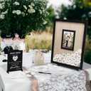 Wedding Guest Book Alternative, Guest Book Wedding Reception, Wedding Guest Book with Wooden Hearts Guest Book Signs for Wedding Anniversary Birthday Party Baby Shower