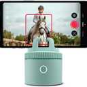 Pivo Equestrian Lite Pack Auto Horse, Face and Body Tracking, Ai-Powered 360 Rotation Smartphone Holder, Equine Coaching, Auto Zoom Handsfree Photo & Video Recording (Green)