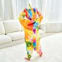 FZOSM Cute Girls Unicorn Halloween Costume Cosplay Onesie (3-4 Years, Yellow)