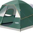 UNP SUV Dome Tent for Camping, Outdoor 6 Person Car Camping Tent, Easy Set Up SUV Tailgate Tent with Rainfly 10' x 10' Vehicle Camping Tent (Green)