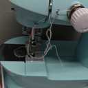 Sewing Machine for Beginners with Expansion Table and Foot Pedal and 42Pcs Sewing kit Finger Guard & Light Mini Small Portable Sewing Machines 2-Thread 2-Speed 2-Switches for Kids Ages 8-12 