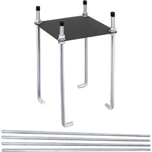 Basketball Hoop Anchor Kit 7 or 9", Universal Fit Ground Anchor Kit, Basketball Mounting Kit for Easy Relocation and Compatible with All Basketball Goals