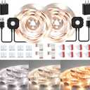 Motion Sensor LED Light Strip, Motion Sensor Light Indoor Closet Lights, 2700K-6500K White Dimmable Led Strip Lights for Bedroom, Kitchen, Stair Motion Activated, 2PCS