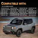 Wheel Lock Lug Nut kit Anti Theft 1/2-20 Thread Size, Compatible with Wrangler Comanche Liberty CJ3 CJ5 & F-150 Centurion Fairmont c10 Pickup & G1500 Mark vi and Other Models