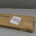 Picture Ledge Shelf with Lip, Black Floating Shelves for Wall Set of 2, 24 inch Wall Floating Shelves for Bedroom Living Room Bathroom Kitchen