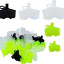250 Pcs Fishing Hook Bonnets Fishing Treble Hooks Protector Fishing Hook Safety Cover Treble Hook Safety Holder Covers Fishing Treble Hook Cover Hook Safety(1-5 Sizes,White Black Green)