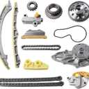 Timing Chain Kit with Water Pump for Honda Accord 2008-2013, Acura ILX 2013-2015, CR-V 2010-2014, TSX 2009-2014, Civic 2012-2015, Crosstour 2012-2015 | L4 2.4L DOHC Engine Only | OEM #14401R40A01