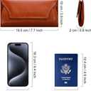 XEYOU Slim Card Wallet for Women Ultra Thin Synthetic Leather Womens Wallet RFID Blocking Credit Card Holder Bifold Clutch Long Ladies Billfold