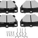 SCITOO D823-7696 Rear Brake Pads Fit For 2003-2006 For Pontiac Vibe,2000-2005 For Toyota Celica,2005-2006 For Toyota Corolla,2003-2007 For Toyota Matrix