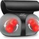 Snailax Shiatsu Neck Back Massager - Kneading Massage Pillow with Heat, Electric Pillow Massager for Shoulders,Cervical, Lower Back Best Gifts for Women/Men/Mom/Dad