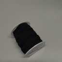 AHANDMAKER 20 Yards Picot Loop Elastic Band, 3/8"(10mm) Spandex Lace Ribbon, Decorative Frilly Lace Stretchy Ribbon, Elastic Ribbon for Lingerie Underwear Dress Headbands DIY Sewing Crafts, Black