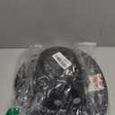 Womens Western Cowboy Hats Studded Pinched Western Cowgirl Hats Wide Brim Fedoras Hat with Belt Buckle (Size:Medium) (Black)