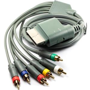 1.8M / 6FT Component AV Cable 2 in 1 Video Cord for Xbox 360 / Xbox 360 Slim Gray