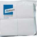 AAwipes Cleanroom Wipers 4x 4 (1200 Pcs, Cellulose/Polyester Blend, Grade A, 68GSM) Lint Free Wipes 4" x 4" for Lab, Electronics, Pharmaceutical, Printing and Semiconductor Industries