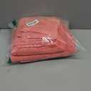 Elvana Home Ultra Soft 6 Pack Cotton Towel Set, Contains 2 Bath Towels 28x55 inch, 2 Hand Towels 16x24 inch & 2 Wash Coths 12x12 inch, Ideal for Everyday use, Compact & Lightweight - Coral Orange