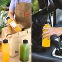 Moretoes 42pcs 16oz Plastic Juice Bottles with Caps, Reusable Juicing Bottles with Lids, Clear Containers for Smoothies and Other Beverages