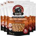 Kodiak Cakes Granola, Salted Caramel, High Protein, 100% Whole Grains (Pack of 5 pouches) (EXP 10/25/26)