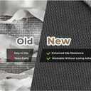 GRANNY SAYS Gray Bathroom Rugs, Absorbent Bath Mats for Bathroom, 24" x 16", Soft Chenille Bath Mat, Small Bath Rugs Non Slip Washable, Quick Dry, Thin, Rug for Tub and Shower (Grey)