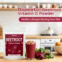 Beet Root Powder,Plant Energy +Rich Vitamin C for Juices & Smoothies, Perfect for Baking, Natural Food Coloring,8.47 oz Resealable Bag (EXP 06/26/27)