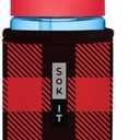 Sok It BotlSok Water Bottle Sleeve Insulated Neoprene Cover (Buffalo Check, Fits 12oz CamelBak or Nalgene) Set Of 2