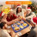 Warming Mat for Food, Silicone Electric Warming Tray with 4 Adjustable Temps & Timer, Food Warming Mat for Countertop, Foldable Portable Food Warmer Mat for Buffets, Parties, Kitchen, Family