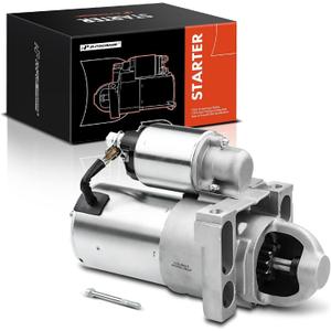 A-Premium Starter Motor Compatible with Chevy Silverado 1500 2500HD, Tahoe & GMC Sierra 1500, Yukon & Cadillac Escalade & Hummer H2, 12V 1.4KW 11 Teeth CW, Replace# 89017844, 12588052