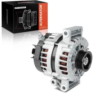 A-Premium Alternator Compatible with Chevrolet HHR 2008 2009 2010 2.0L Turbocharged Fuel, 2-Blade universal, 12V 130A 5-Groove Pulley Clockwise, Replace# FG12S019, 25866023