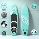 FBSPORT 11' Premium Stand Up Paddle Board, Yoga Board with SUP Accessories & Carry Bag | Wide Stance, Surf Control, Non-Slip Deck, Leash, Paddle and Pump for Youth & Adult