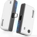 2026 Upgraded Type-C Wireless HDMI Transmitter & Receiver Kit 328FT/100M, 4K Input to 1080P@60Hz Output, Plug & Play, 5.8G+2.4G Video Audio from Phone/Tablet/Laptop/PC to Monitor/Projector/TV Box