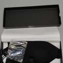 MZOO Luxury Sleep Eye Mask for Side Sleeper Men Women, Zero Eye Pressure 3D Sleeping Mask, Light Blocking Patented Design Night Blindfold, Soft Eye Shade Cover for Travel, Black