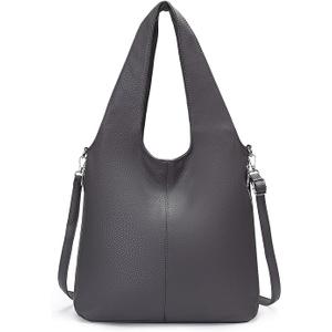 Herald Slouchy Hobo Shoulder Bag for Women Soft Retro Top Handle Crossbody Purses Tote Handbag with Adjustable Strap