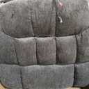 RHHVVR Oversized Power Recliner Chair for Big and Tall 400 LBS, 25.5" Extra Wide Electric Lift Chair with Heat and Massage, Dual Motor 180° Lay Flat Recliner Living Room Sofa, Chenille Big Lift Chair