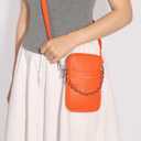 GOODADA Small Mobile Phone Crossbody Wallet With Adjustable Shoulder Strap Lightweight Anti-theft Zip Pocket