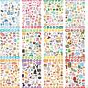 Chinco 24 Sheets Monthly Planner Stickers 1100+ Holiday Seasonal Calendar Stickers Journaling Gifts for Adult Women Christmas Birthday Daily Planning Scrapbooking Monthly Organizing & Celebrations