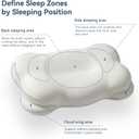 Mellow Sleep Pillow for Neck Support Cloud Pillow Memory Foam Cervical Pillow with Cooling Pillowcase, Adjustable Height for All Sleeping Positions
