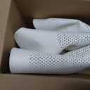 Erivis 2PCS Nappa Leather Car Front Seat Covers for 2025 2026 Tesla Model Y/3 Highland/Juniper Breathable Perforated All-Season Universal Bottom Seat Protectors for Tesla Accessories, White